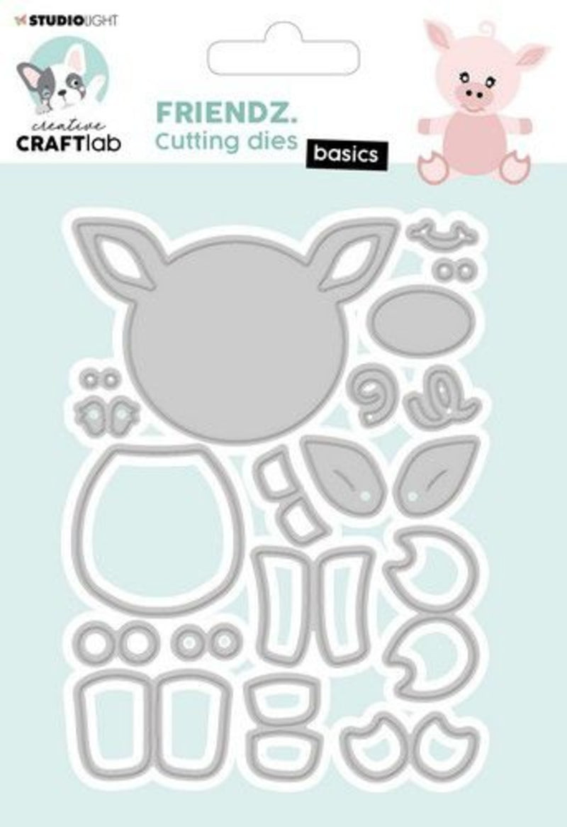 Studio Light - Cutting Dies - Creative Craftlab - Festive Piggy