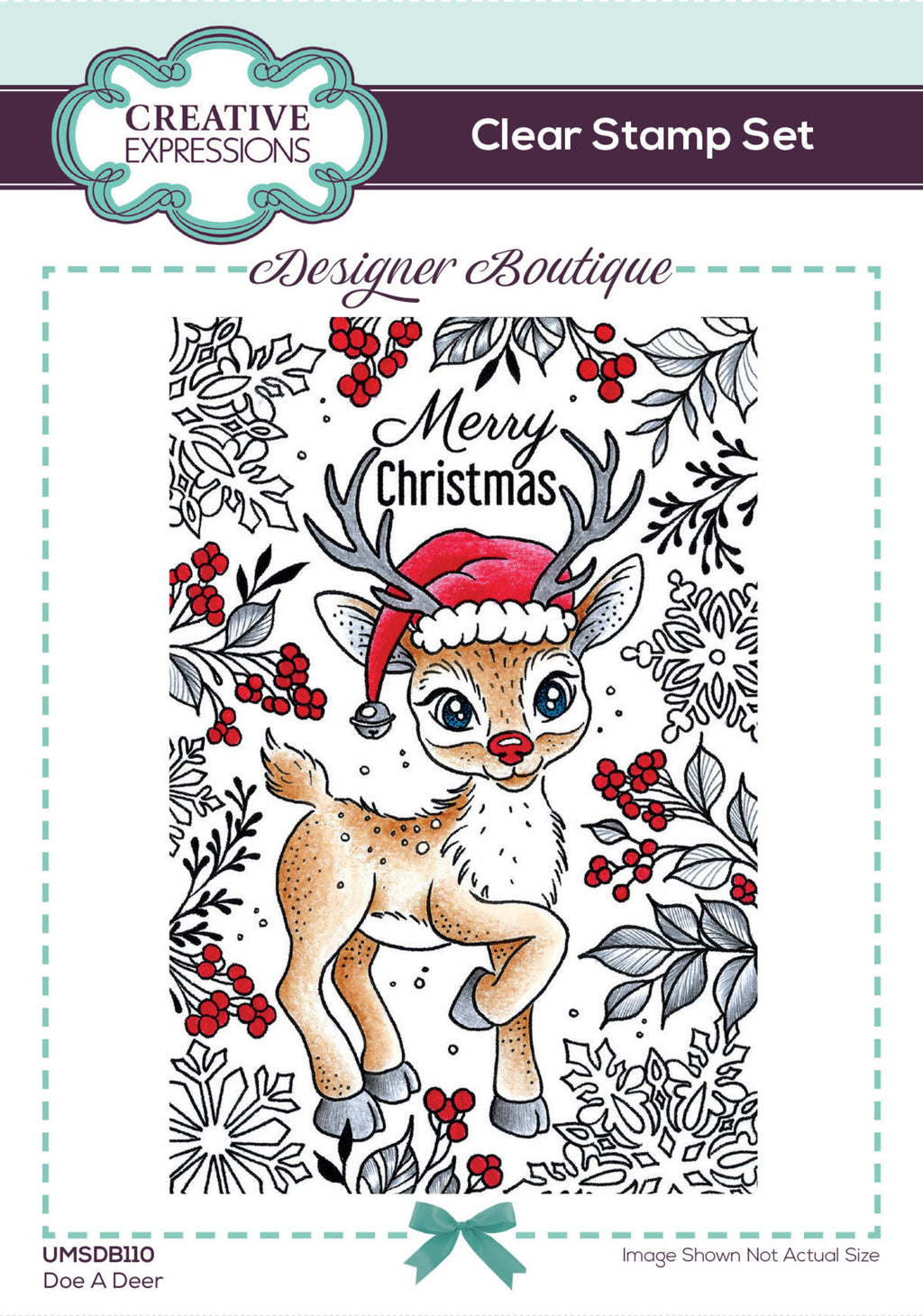 Creative Expressions - A6 - Clear Stamp Set - Designer Boutique - Doe a Deer