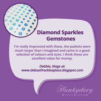 Hunkydory - Diamond Sparkles Gemstones - Pretty Pinks