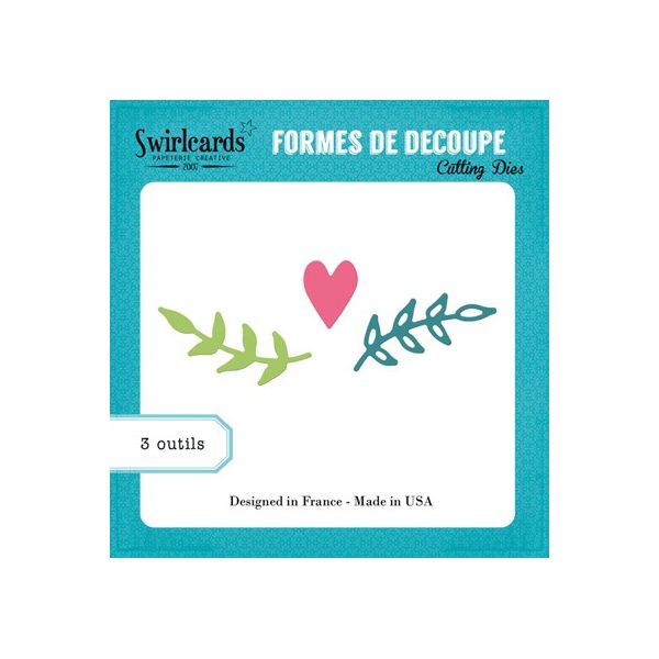 Swirlcards - Metal Die - Heart & Branches