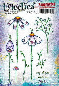 PaperArtsy - Kay Carley 13 - Rubber Cling Mounted Stamp Set