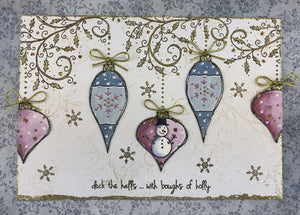 PaperArtsy - Kay Carley 22 - Rubber Cling Mounted Stamp Set