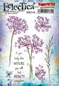PaperArtsy - Kay Carley 46 - Rubber Cling Mounted Stamp Set