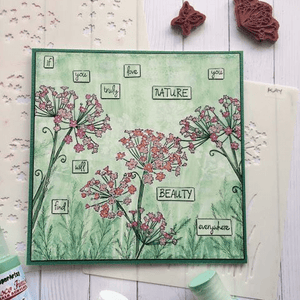 PaperArtsy - Kay Carley 46 - Rubber Cling Mounted Stamp Set
