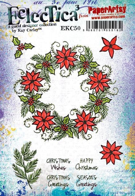PaperArtsy - Kay Carley 50 - Rubber Cling Mounted Stamp Set
