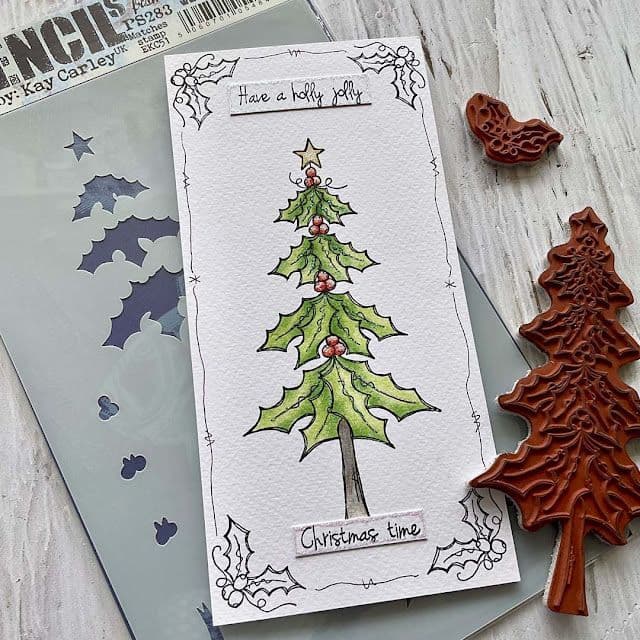 PaperArtsy - Kay Carley 51 - Rubber Cling Mounted Stamp Set