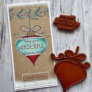 PaperArtsy - Kay Carley 52 - Rubber Cling Mounted Stamp Set