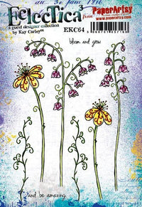 PaperArtsy - Kay Carley 64 - Rubber Cling Mounted Stamp Set