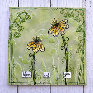 PaperArtsy - Kay Carley 64 - Rubber Cling Mounted Stamp Set