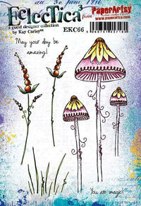 PaperArtsy - Kay Carley 66 - Rubber Cling Mounted Stamp Set