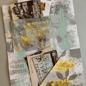 PaperArtsy - Sara Naumann 49 - Rubber Cling Mounted Stamp Set