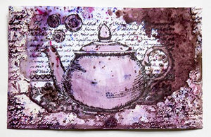 PaperArtsy - Scrapcosy 13 - Rubber Cling Mounted Stamp Set