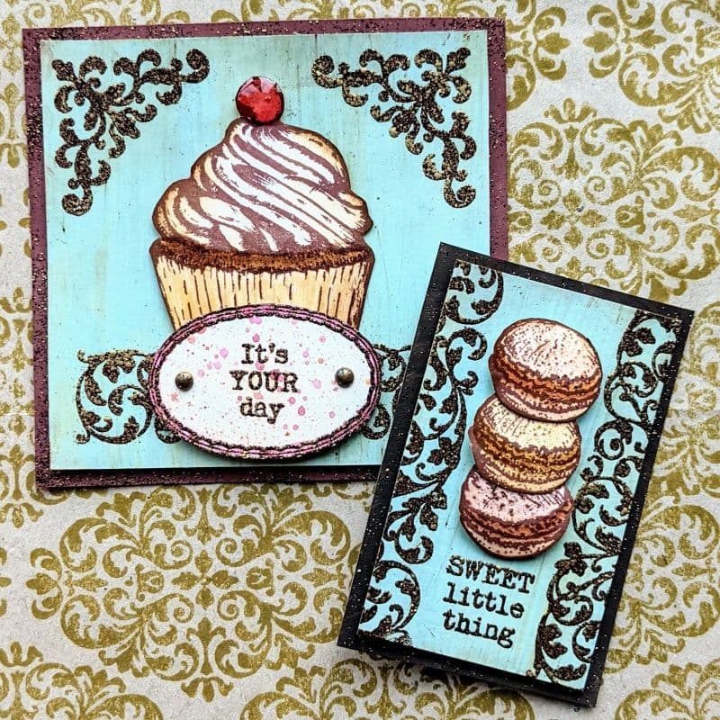 PaperArtsy - Scrapcosy 27 - Rubber Cling Mounted Stamp Set