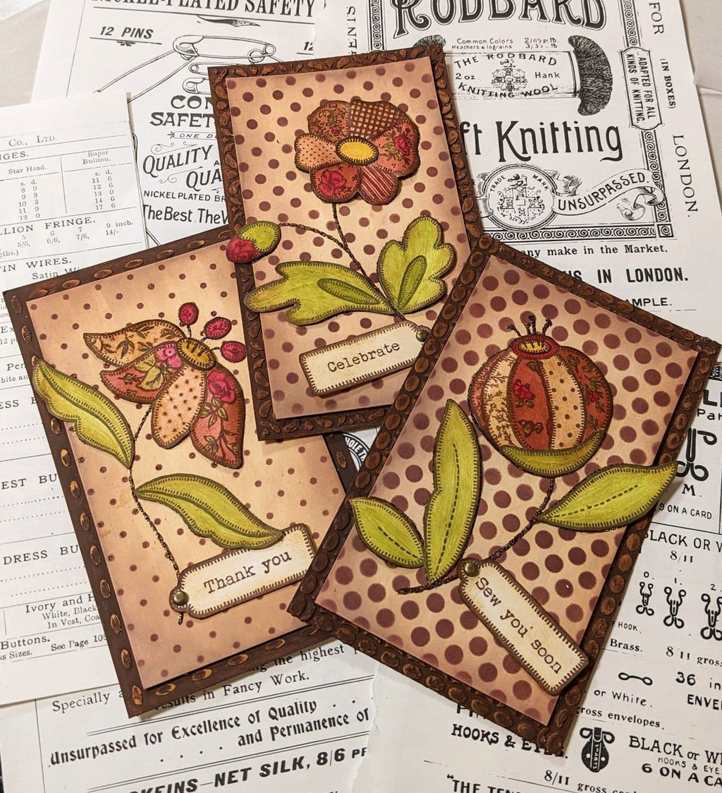 PaperArtsy - Scrapcosy 38 - Rubber Cling Mounted Stamp Set