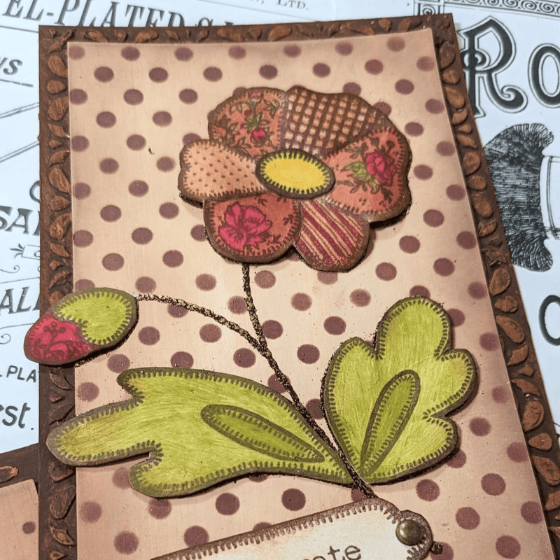 PaperArtsy - Scrapcosy 38 - Rubber Cling Mounted Stamp Set