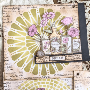 PaperArtsy - Scrapcosy 41 - Rubber Cling Mounted Stamp Set