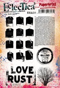 PaperArtsy - Seth Apter 10 - Rubber Cling Mounted Stamp Set