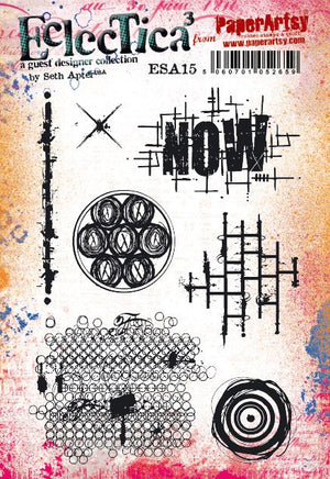 PaperArtsy - Seth Apter 15 - Rubber Cling Mounted Stamp Set
