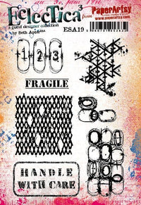 PaperArtsy - Seth Apter 19 - Rubber Cling Mounted Stamp Set