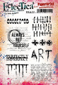 PaperArtsy - Seth Apter 33 - Rubber Cling Mounted Stamp Set