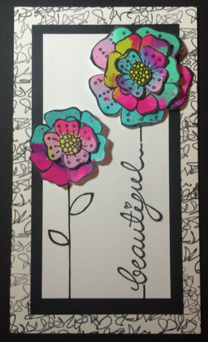 PaperArtsy - Tracy Scott 17 - Rubber Cling Mounted Stamp Set