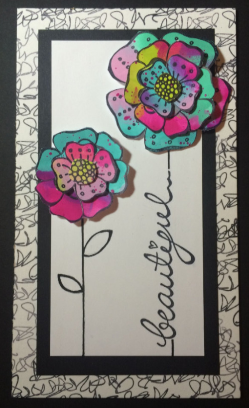 PaperArtsy - Tracy Scott 17 - Rubber Cling Mounted Stamp Set