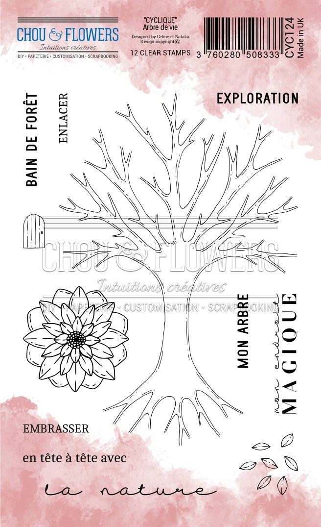 Chou & Flowers - Clear Stamps - A6 - Tree of Life - CYC124