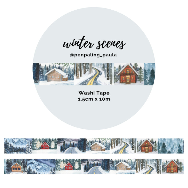 Penpaling Paula - Washi Tape - Winter Scenes