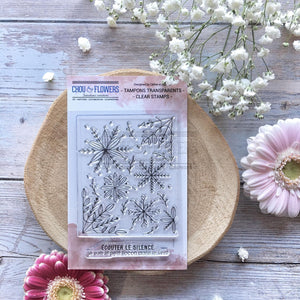 Chou & Flowers - Clear Stamp - A7 - Snowflakes - CYC122