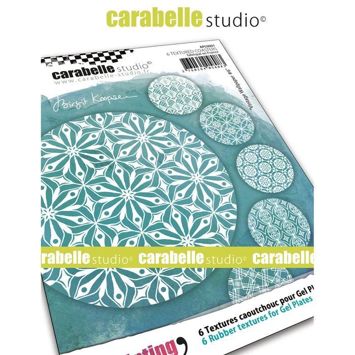 Carabelle Studio - Texture Plates - Coasters - Birgit Koopsen - Vintage Wallpaper #6