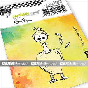 Carabelle Studio - Mini - Rubber Cling Stamp - Alexi - Where's A Chicken?