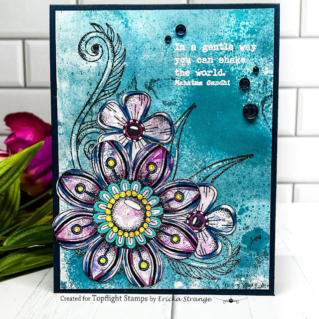 PaperArtsy - Tracy Scott 78 - Rubber Cling Mounted Stamp Set