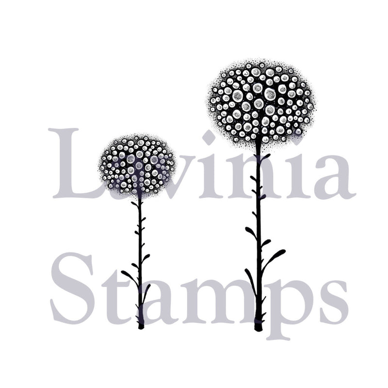 Lavinia - Glow Flowers - Clear Polymer Stamp
