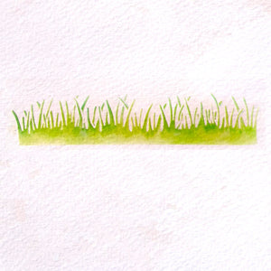 Polkadoodles - Stencil - Grass Lawn Stencil