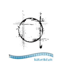 Katzelkraft - SOLO096 - Unmounted Red Rubber Stamp Set - Circle