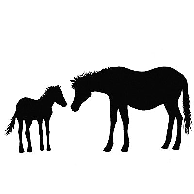 Lavinia - Horse and Foal - Clear Polymer Stamp