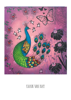 Pink Ink Designs - Clear Photopolymer Stamps - Proud Peacock