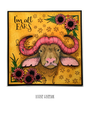 Pink Ink Designs - Clear Photopolymer Stamps - Buffalo Jill