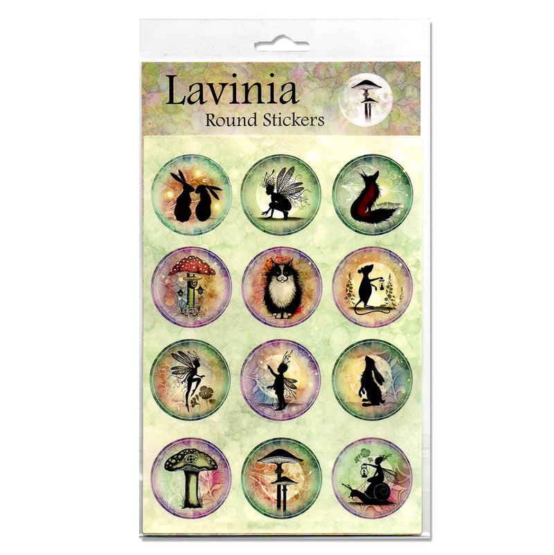 Lavinia - Round Journalling Stickers