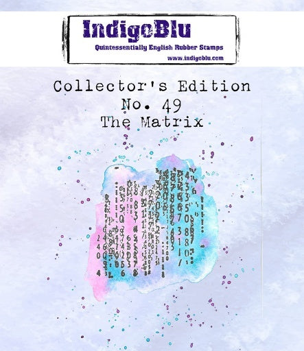 IndigoBlu - Cling Mounted Stamp - Collector's Edition No. 49 - The Matrix