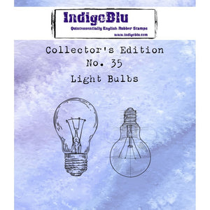 IndigoBlu - Cling Mounted Stamp - Collector's Edition No. 35 - Light Bulbs