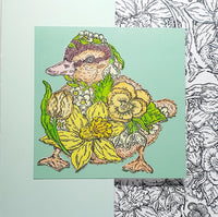 IndigoBlu - A5 - Cling Mounted Stamp - Darling Duckling
