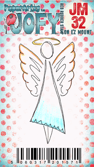 PaperArtsy - JOFY MINI 32 Angel - Rubber Cling Mounted Stamp Set