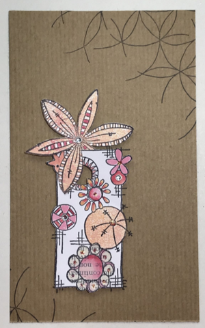 PaperArtsy - JOFY MINI 61 - Rubber Cling Mounted Stamp Set