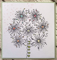 PaperArtsy - JOFY MINI 64 - Rubber Cling Mounted Stamp Set