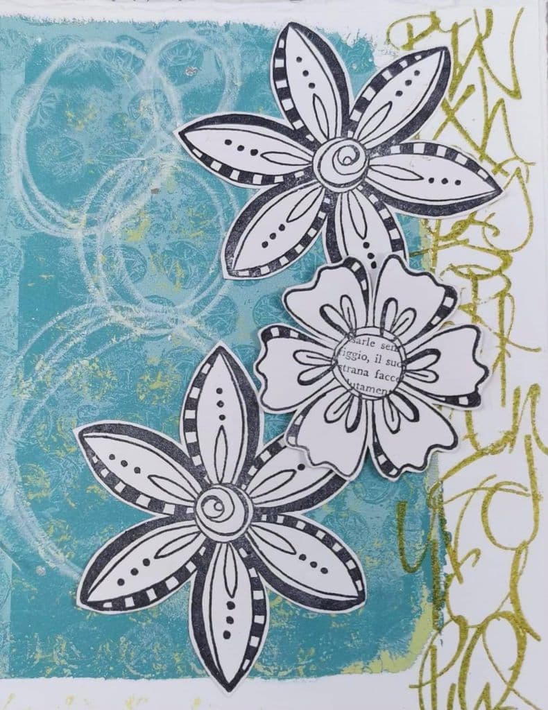 PaperArtsy - JOFY 101 - Rubber Cling Mounted Stamp Set