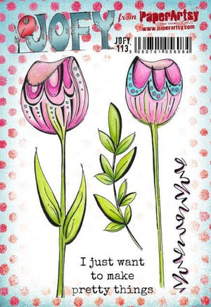 PaperArtsy - JOFY 113 - Rubber Cling Mounted Stamp Set