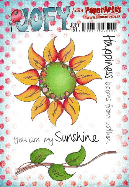 PaperArtsy - JOFY 51 - Rubber Cling Mounted Stamp Set
