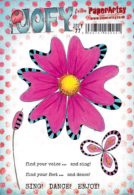 PaperArtsy - JOFY 77 - Rubber Cling Mounted Stamp Set