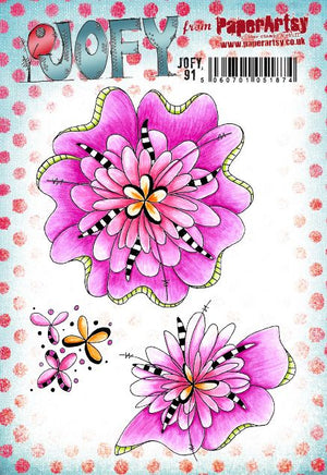 PaperArtsy - JOFY 91 - Rubber Cling Mounted Stamp Set